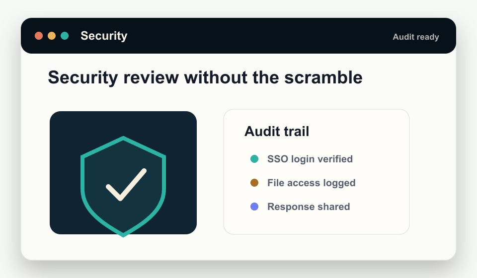 Vault security and trust controls preview.